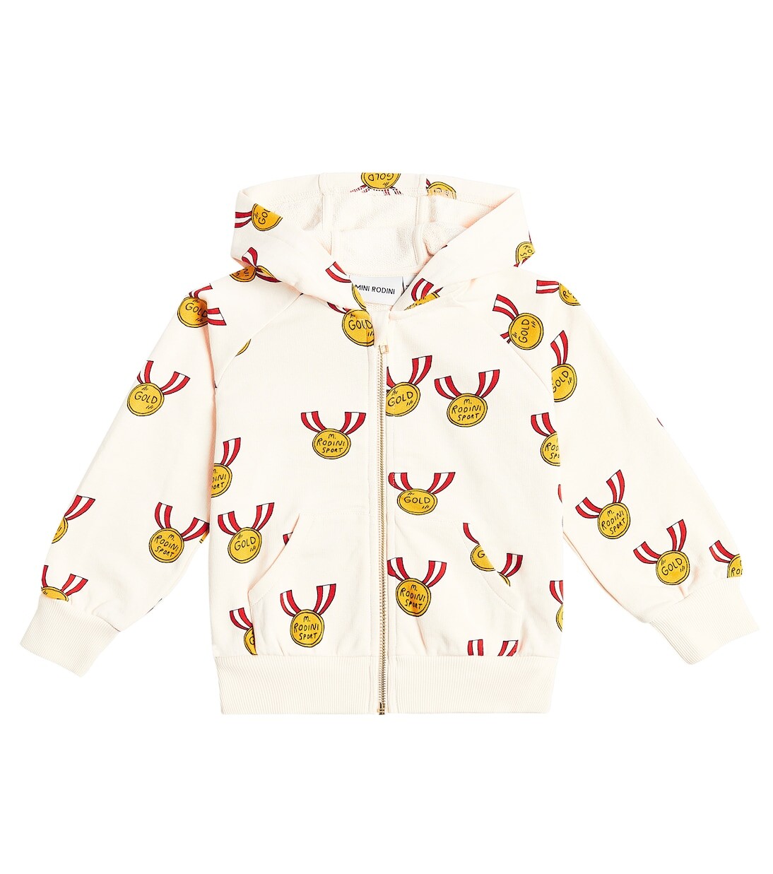 

Худи из хлопкового джерси medals Mini Rodini, серый