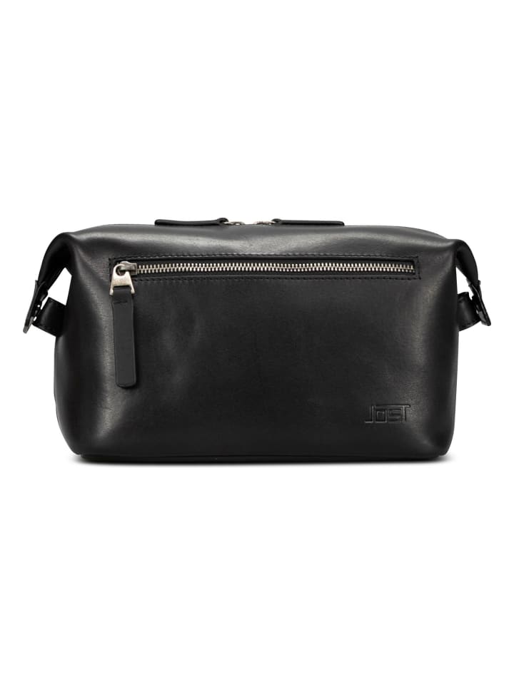 

Jost Кожаная косметичка Lund, 25 см, черного цвета