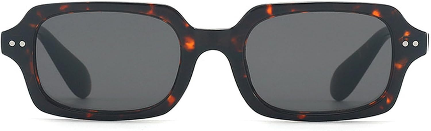 

Популярные женские квадратные солнцезащитные очки, мужские винтажные очки с заклепками в стиле панк, женские солнцезащитные очки с защитой от УФ-излучения UV400, модные мужские солнцезащитные очки mincl, Leopard