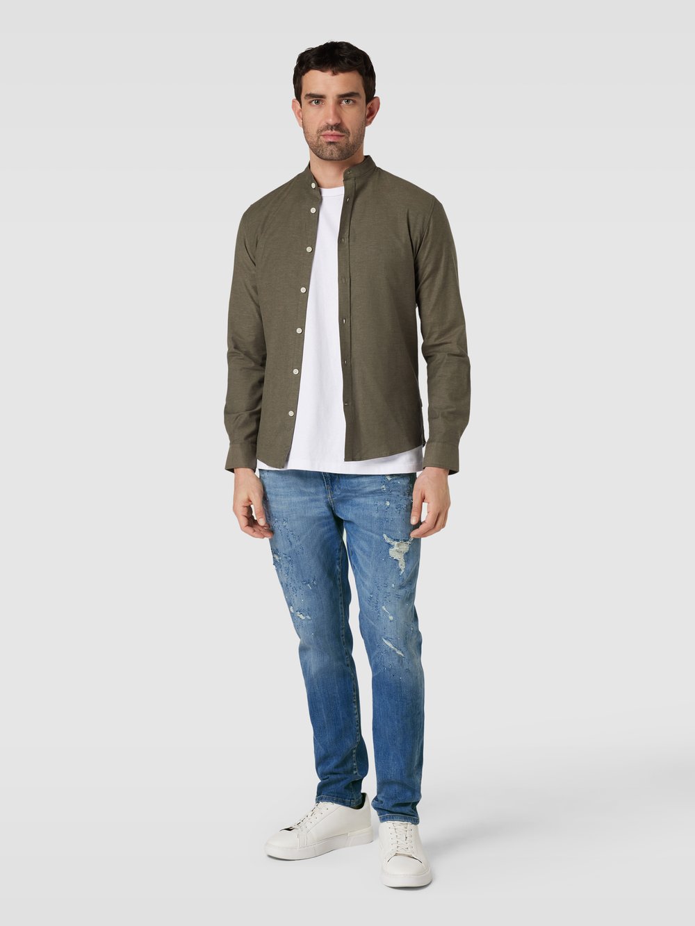 

Джинсы с эффектом поношенности, модель «Феличе» ELIAS RUMELIS