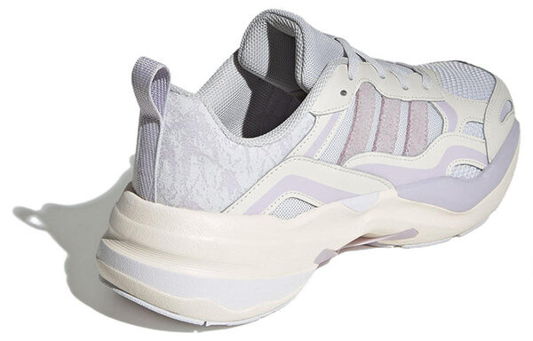 Кроссовки (WMNS) Adidas Maxxcetus Training Shoes 'White Grey Purple', белый — фото 4
