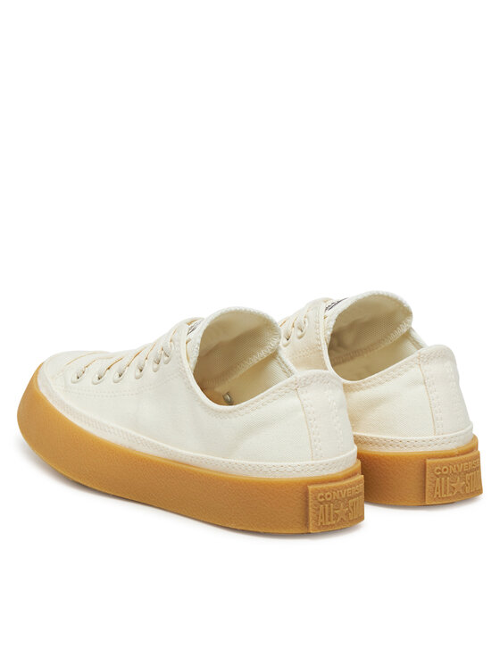 Тканевые кроссовки Chuck Taylor All Star Retro Rubber A10696C Converse, бежевый — фото 3