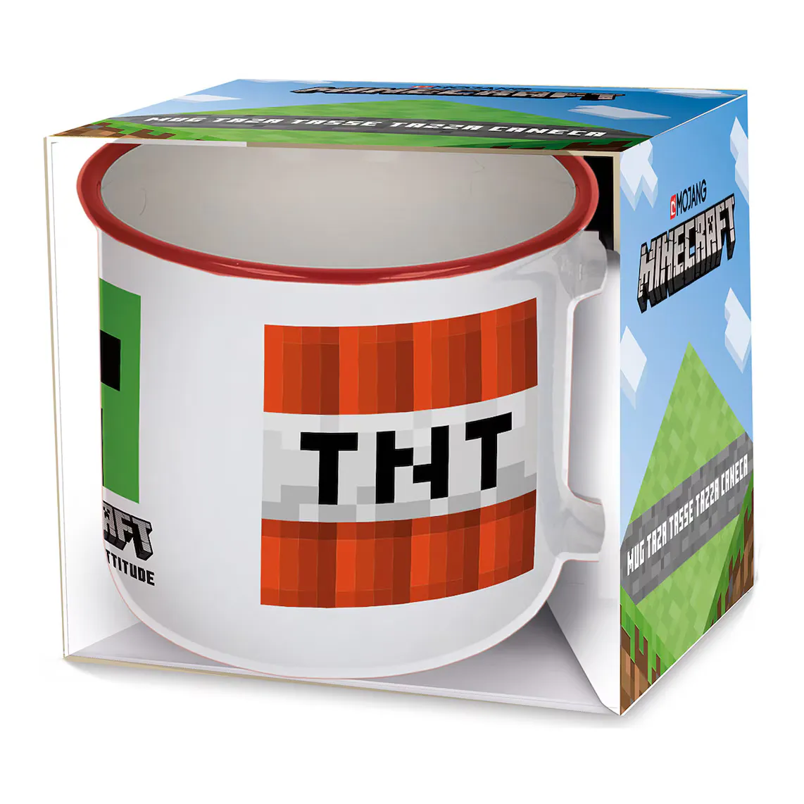 

Кружка ТНТ Minecraft Stor, разноцветный