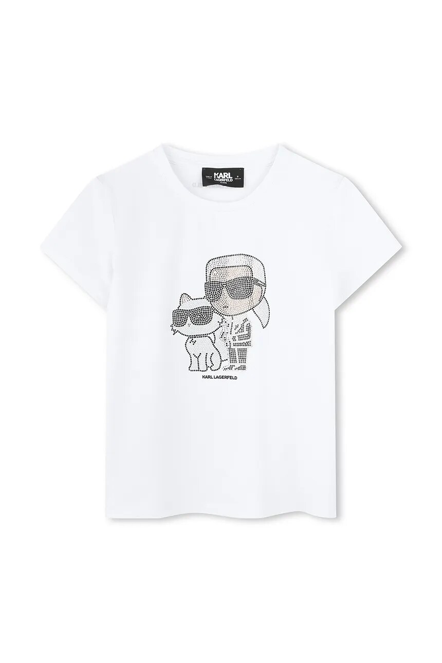 

Детская футболка Karl Lagerfeld, белый