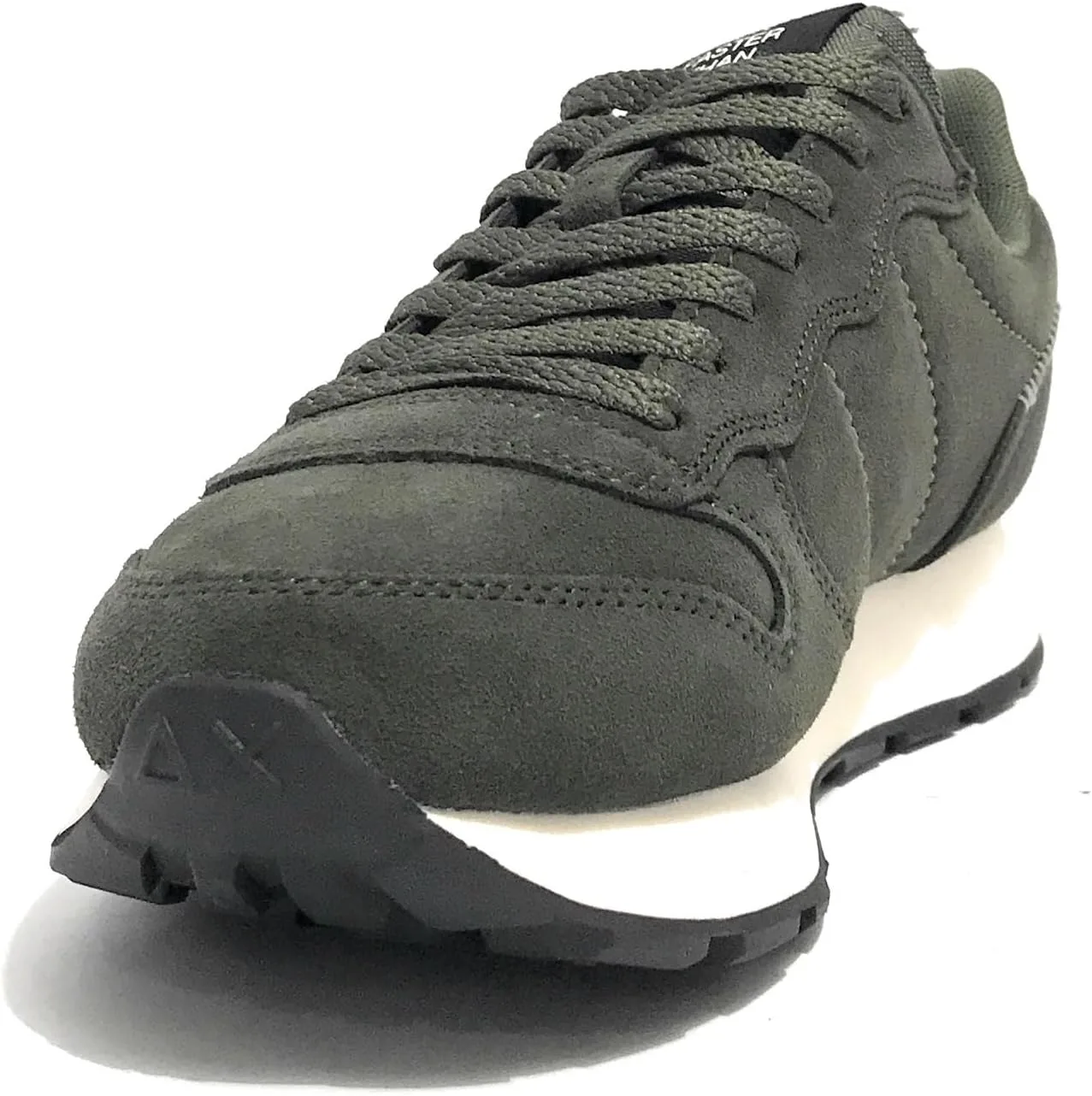 Кроссовки для бега SUN68 Tom Suede Pelle Verde Militare Scuro U24SU16 Z43106 — фото 4