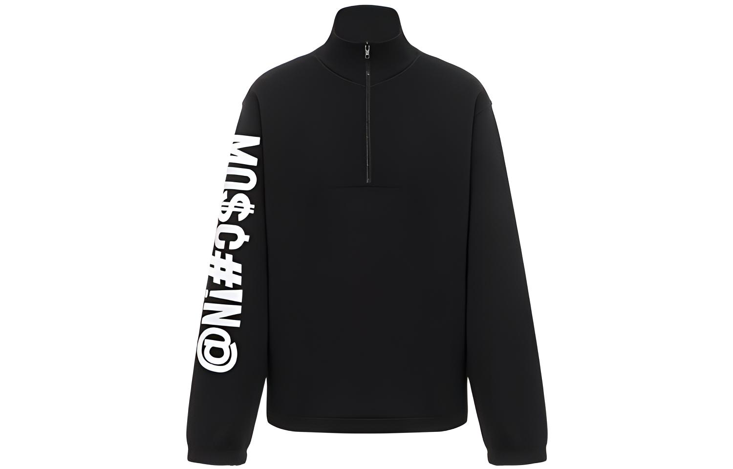 

Мужская черная толстовка MOSCHINO