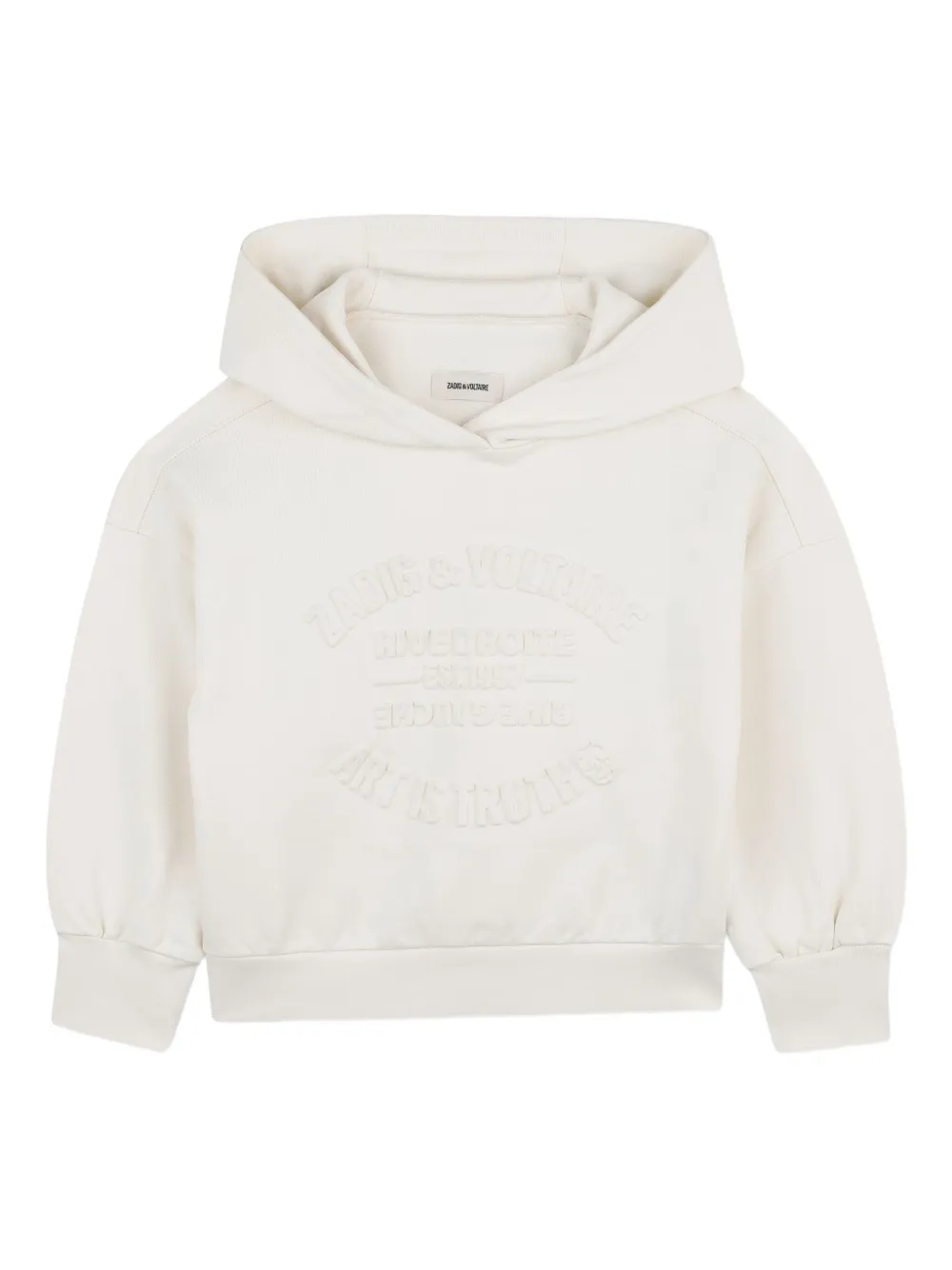 

Худи с вышивкой Zadig & Voltaire Kids, белый