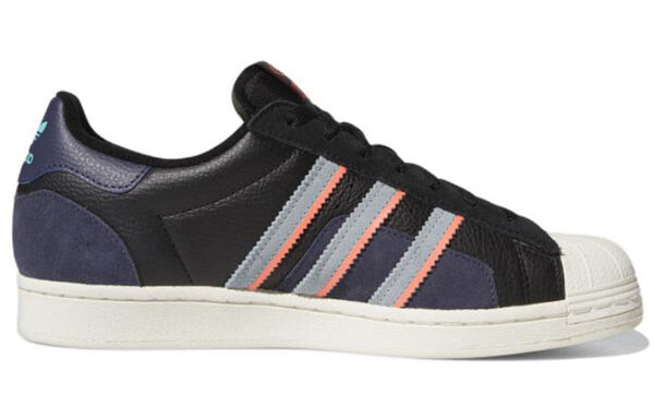 Кроссовки оригинальные суперзвезды обувь Adidas, черный — фото 2