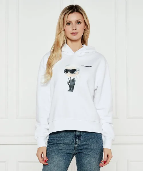 

Толстовка Ikon с акварелью Regular fit Karl Lagerfeld, белый