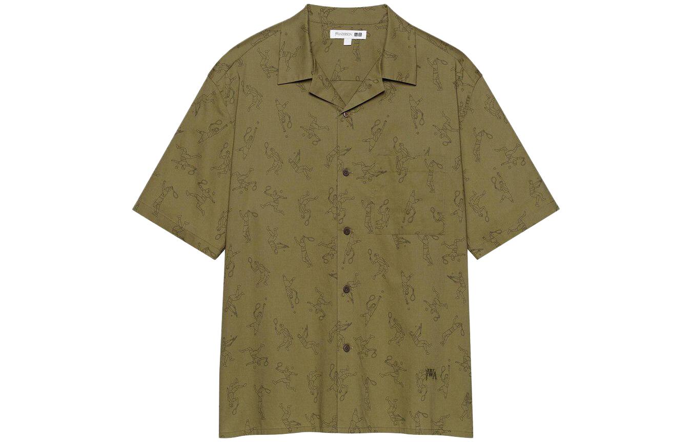 

Футболка JW Anderson Collaboration Collection SS23 Весна-Лето Мужская UNIQLO, Темно-оливковый