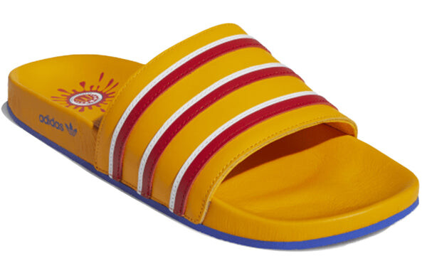 Тапочки eric emanuel x adilette slide 'mcdonald's all american games' Adidas, желтый — фото 4