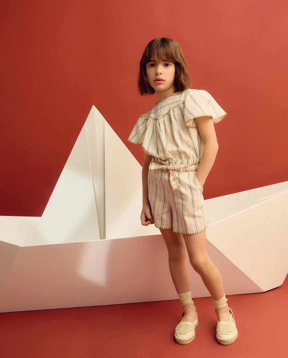 

Шорты для девочек с поясом Coconut El Corte Inglés, зеленый