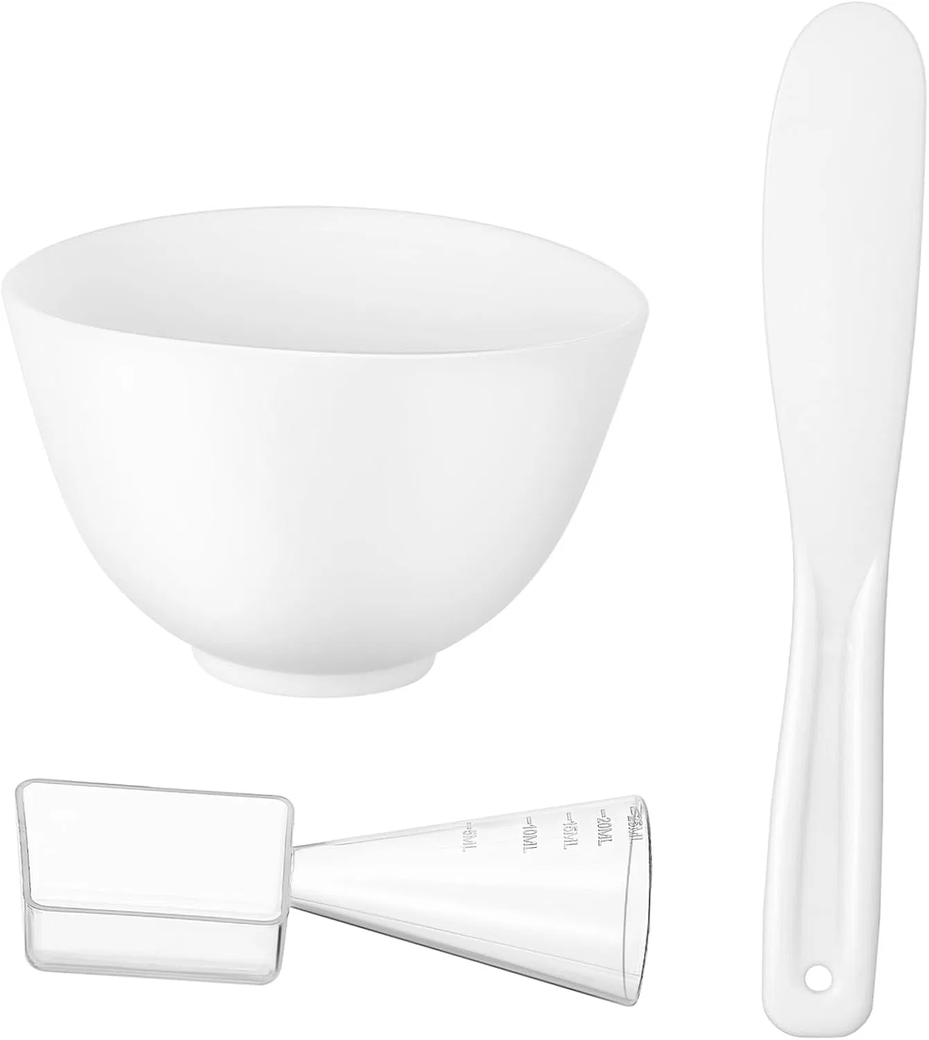 Набор для ухода за кожей Silicone Mixing Bowl Decomelody белый