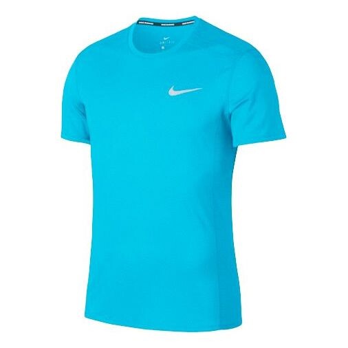 

Футболка Nike Cool Mylar Breathable Running Quick Dry Short Sleeve Blue, синий