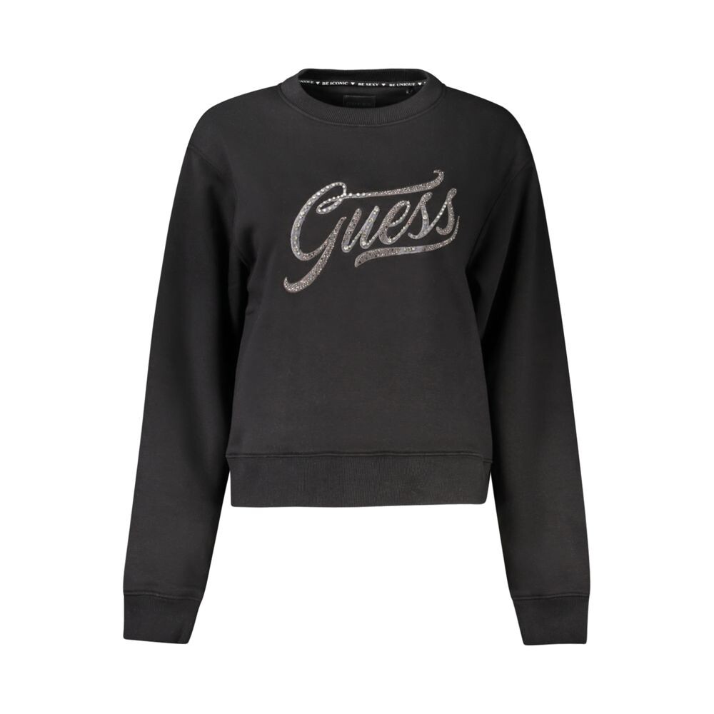 

Черный хлопковый свитер Guess Shoes
