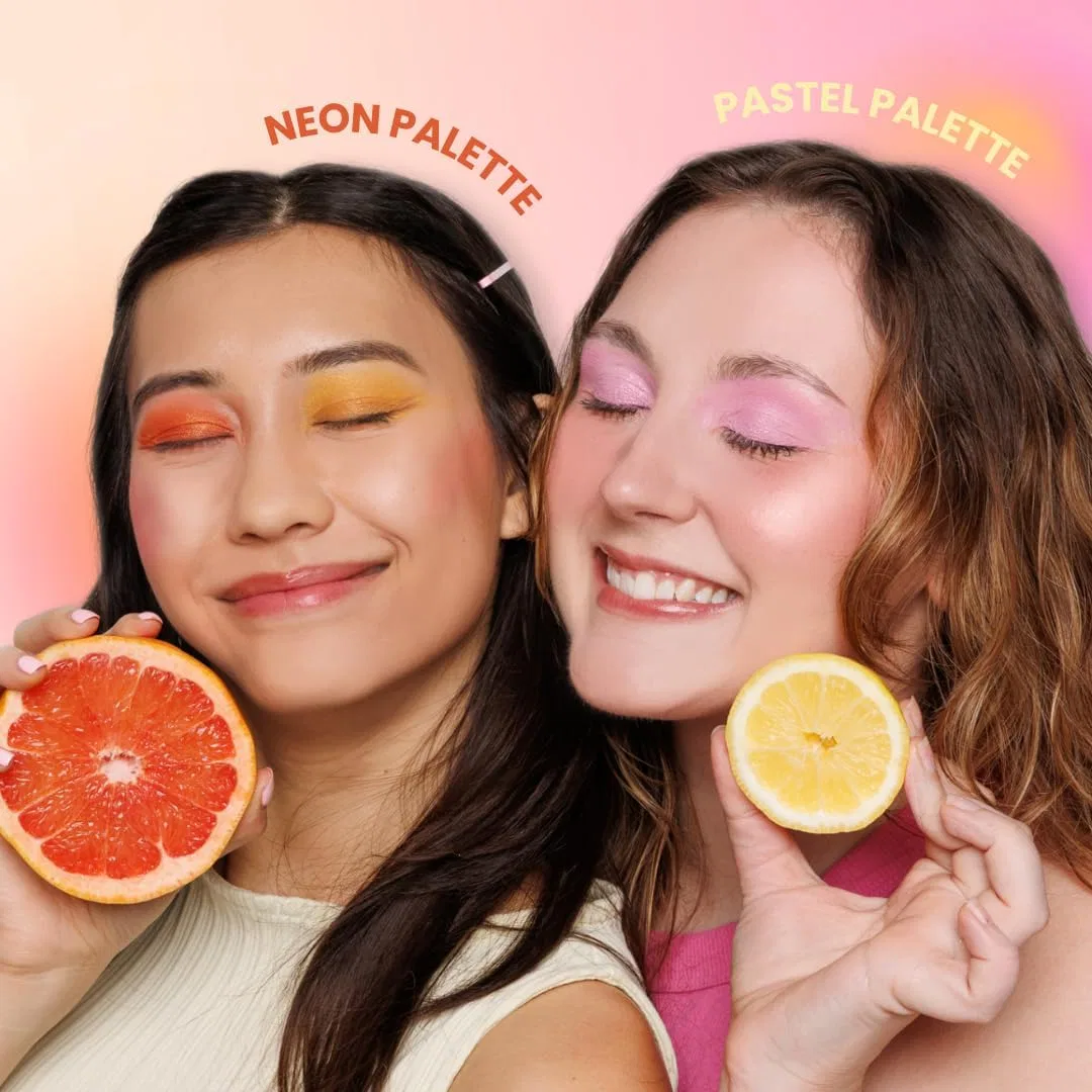 Палетка теней для век Mix Fruit Palette Rude, 15 оттенков, пастель — фото 3