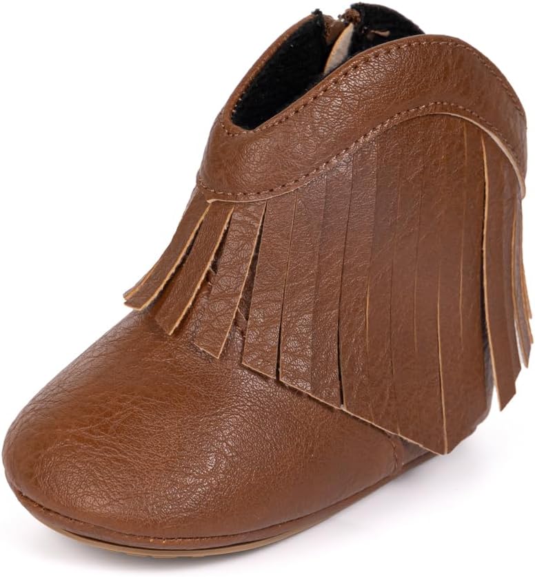 

Детские универсальные теплые ботинки с меховой подкладкой, мягкие, зимние для малышей, с нескользящей резиновой подошвой, зимние пинетки для малышей Zoolar, C7/Brown