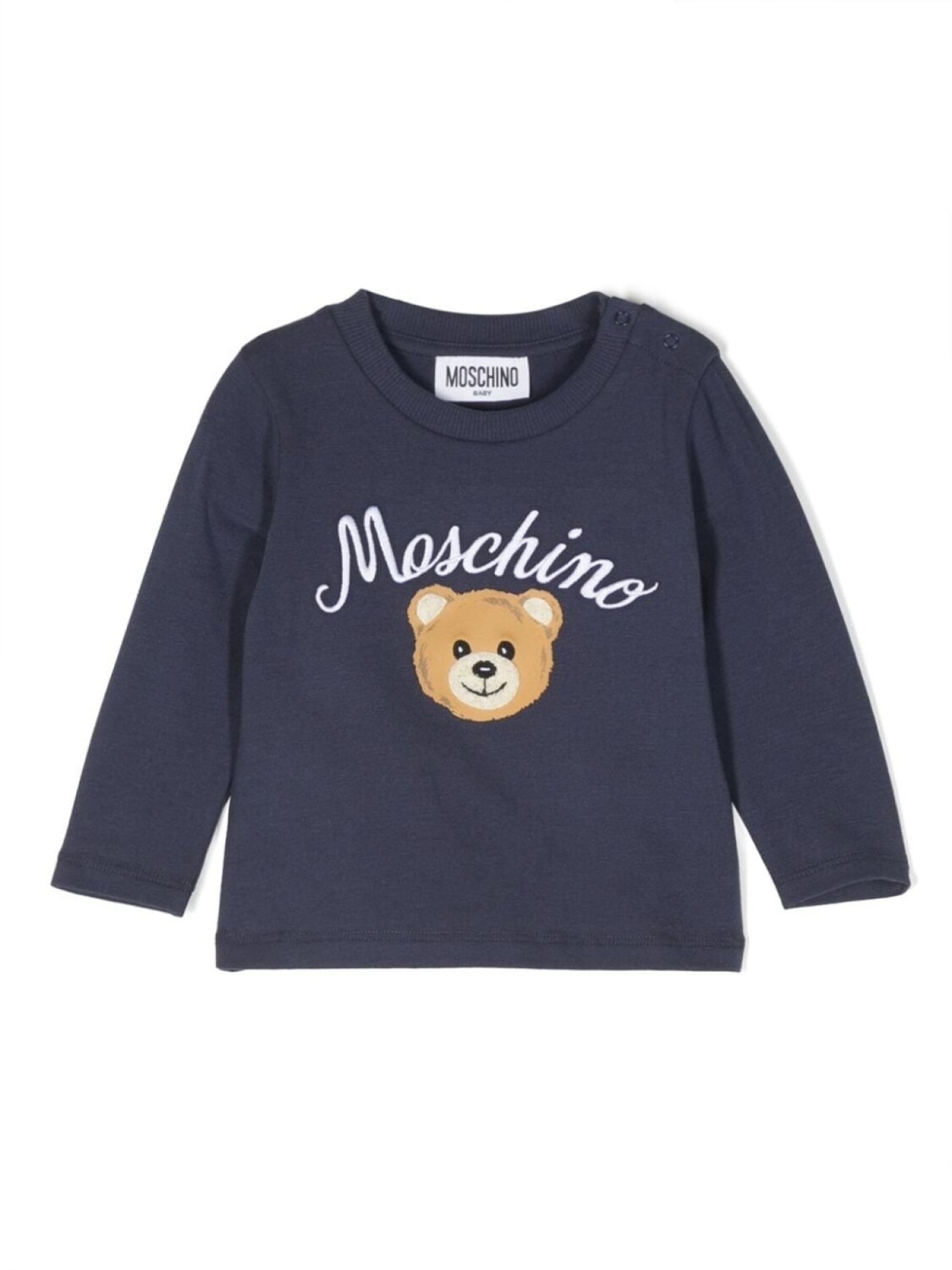

Moschino Kids футболка Teddy Bear с длинными рукавами, синий
