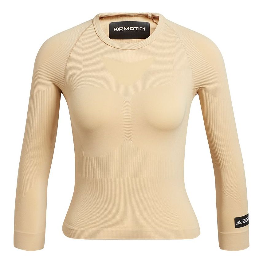 

Футболка (WMNS) adidas Formotion Tee Casual Sports Long Sleeves Round Neck Creamy White T-Shirt GQ3852