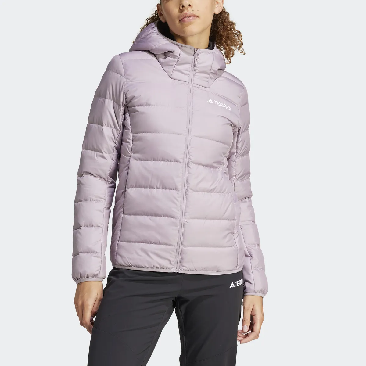 

Куртка adidas TERREX "W MULTI DOWN J", цвет Preloved Fig
