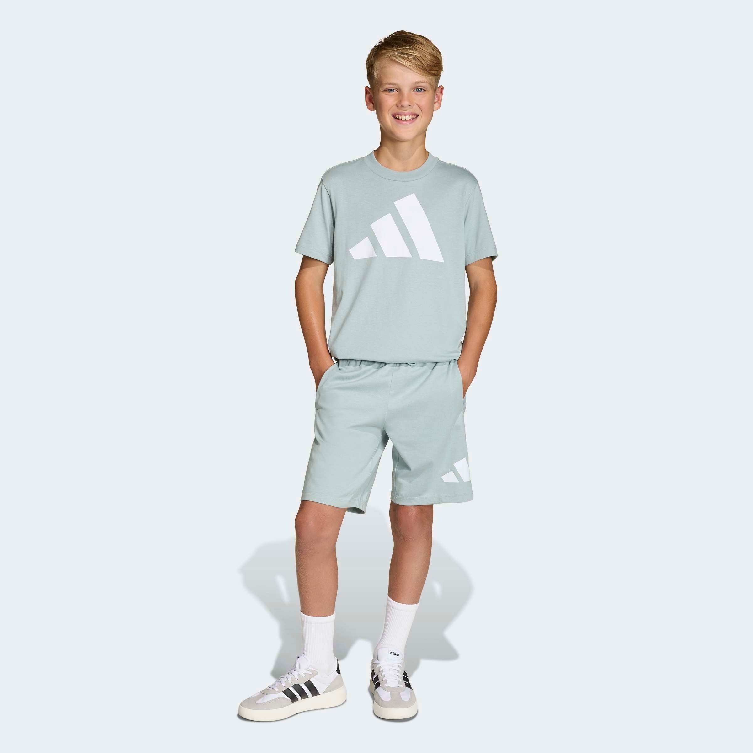 Adidas Sportswear Футболка Performance 'Essentials' в пастельно-зеленом цвете — фото 4