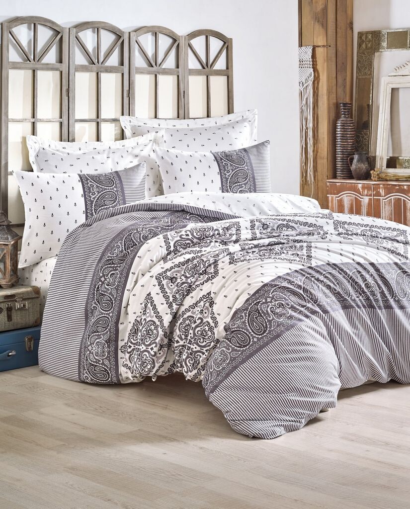 

L'Essentiel Linge de Maison, Alope- CTN3263, Серый, Белый, Пуховые одеяла, 100% хлопок ранфорс