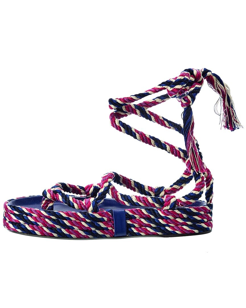 Сандалии Isabel Marant Erol Rope, розовый — фото 2