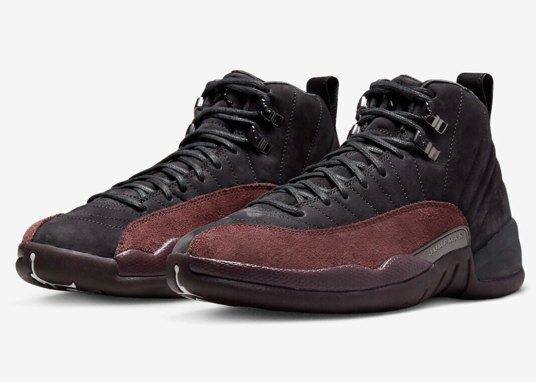 Женские кроссовки Air Jordan 12 x A Ma ManiÃre DV6989-001 7 черные повседневные GBNC55