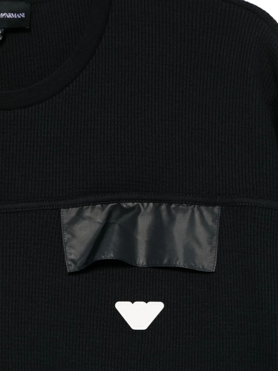 Emporio Armani Kids толстовка с нашивкой-логотипом, синий — фото 3
