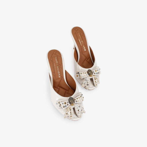 Мюли на каблуке Kurt Geiger London Белгравия кожаные, мультиколор — фото 2