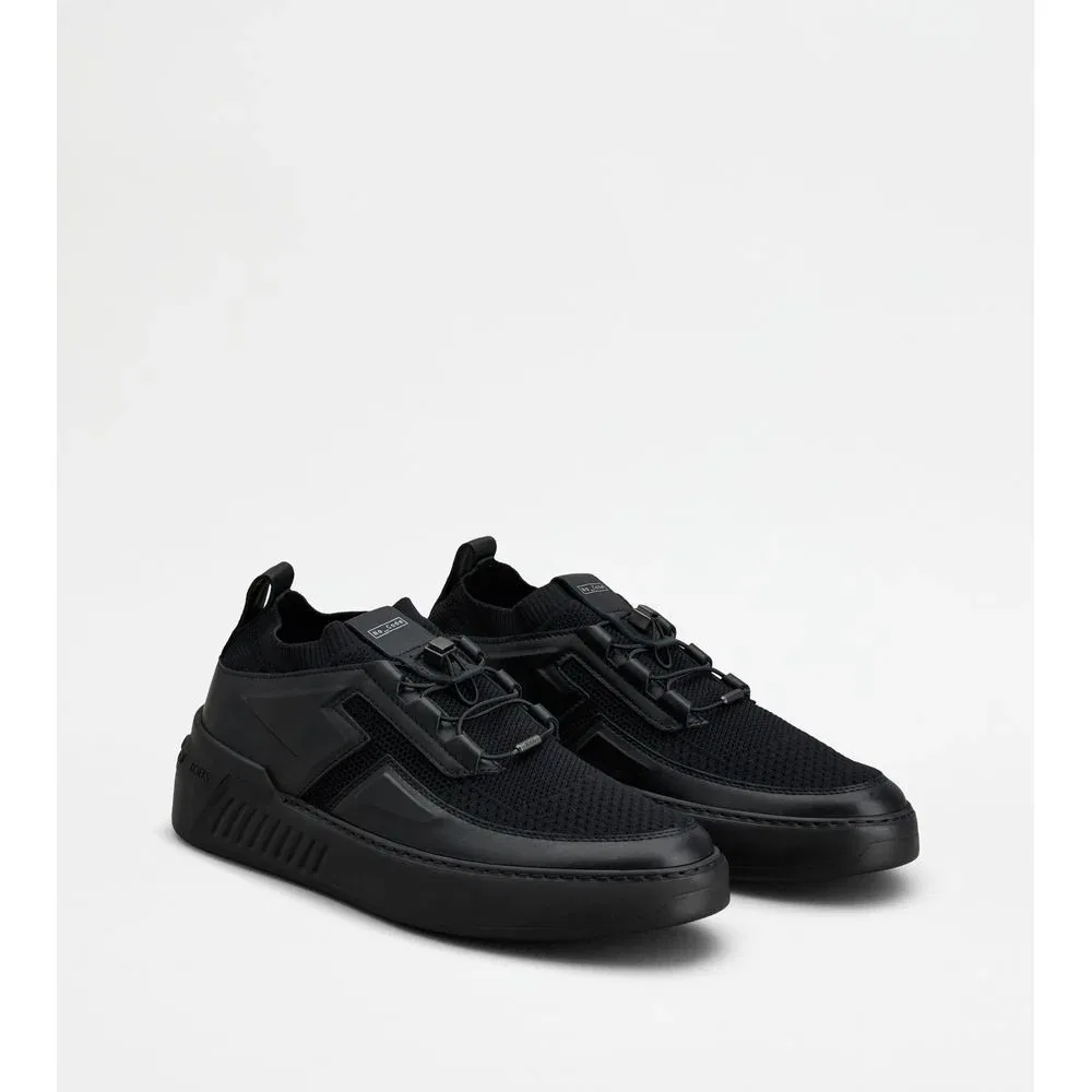 No_Code X in Leather and Technical Fabric TOD's, черный — фото 2