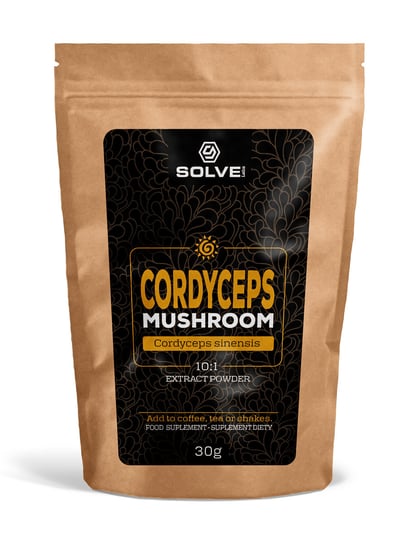 

Кордицепс (Cordyceps sinensis) Грибной порошок 10:1 30 г / Solve Labs