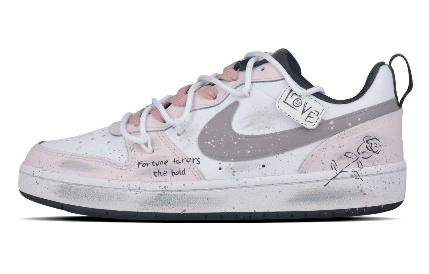 

Nike Кроссовки для скейтбординга Court Borough Pink Rose низкие Pink Kids'