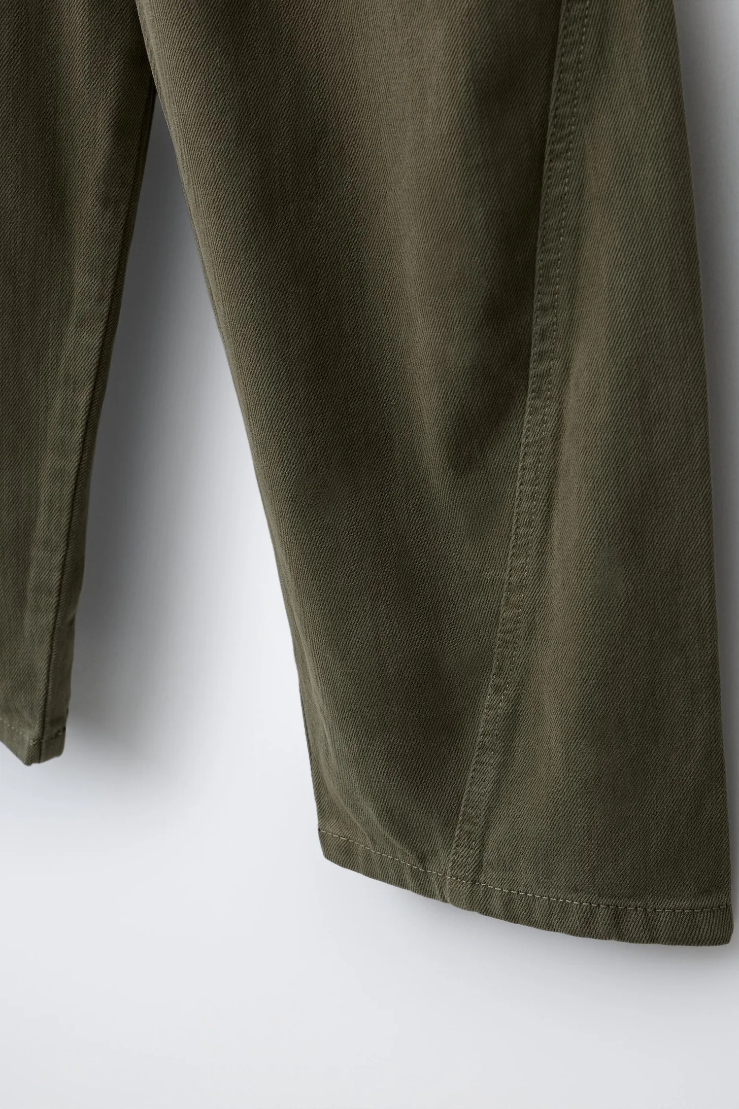 Штаны-подвески Zara, хаки — фото 4