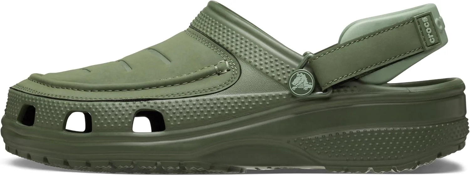 Мужские сабо Crocs Yukon Vista Ii Literide, зеленый — фото 4