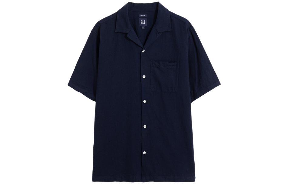 

Рубашка SS23 мужская GAP, Black White Base Print