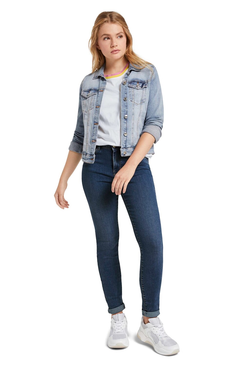 

Джинсы - Синие - Скинни Tom Tailor Denim, синий