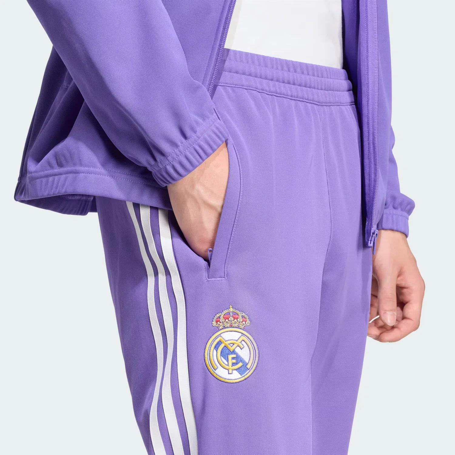 Трикотажные спортивные штаны Adidas Originals Purple Wave — фото 4