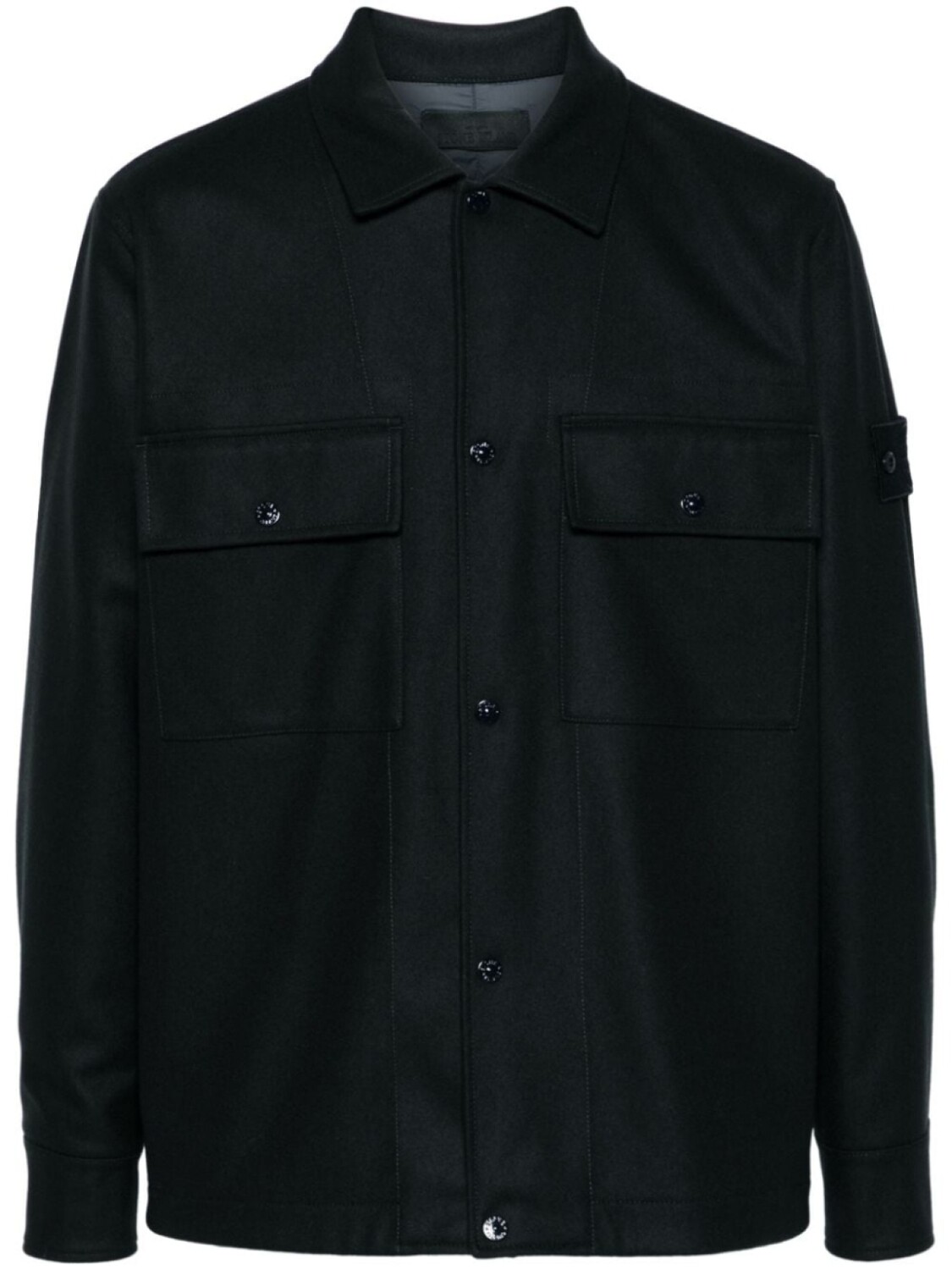 

Stone Island куртка с нашивкой Compass, синий