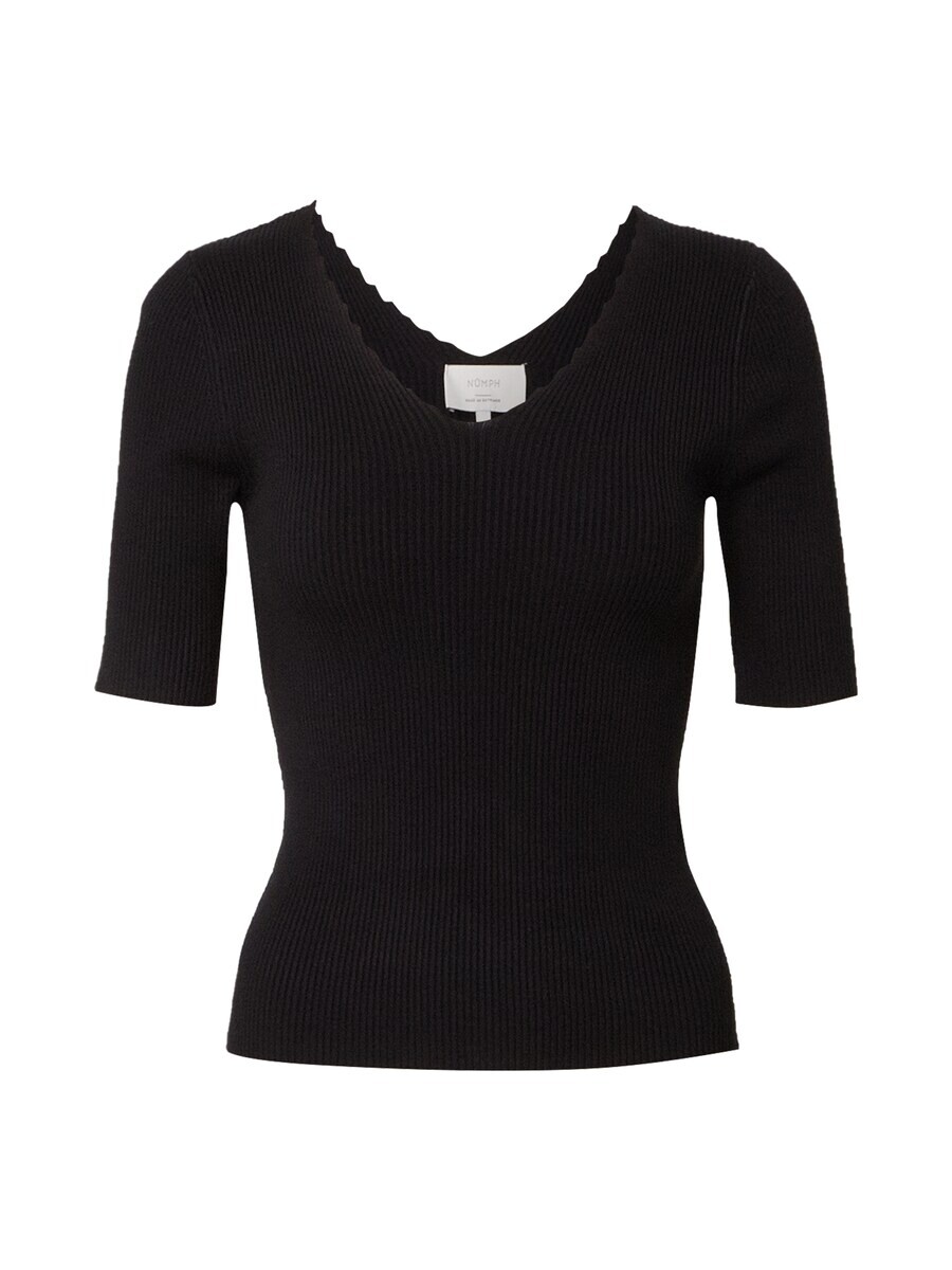 

Тонкий вязаный свитер NÜMPH Sweater AYELET, черный