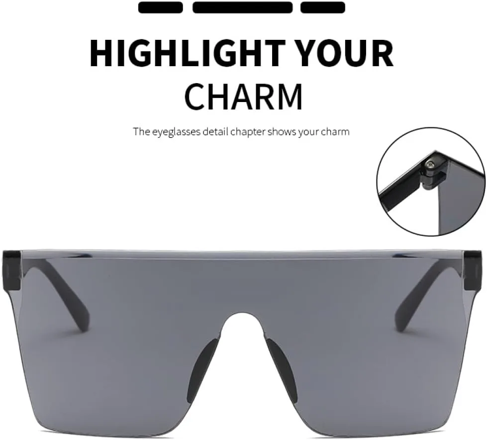 

LVTFCO Модные популярные ультралегкие тонкие солнцезащитные очки с большой оправой, защитой от УФ-излучения, для уличной фотосъемки и вождения, Gradient Pink