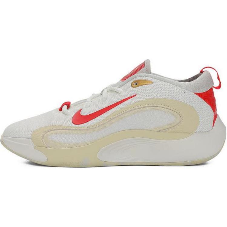 Детские кроссовки ISOFLY с низким верхом, устойчивые к истиранию Nike, белый/красный — фото 2