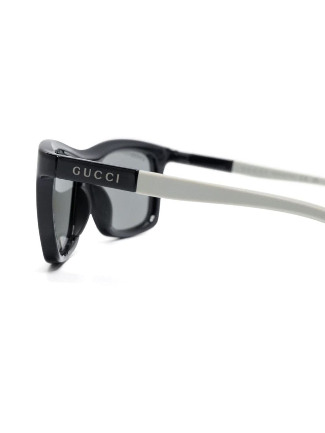 

Gucci Eyewear солнцезащитные очки в прямоугольной оправе, черный