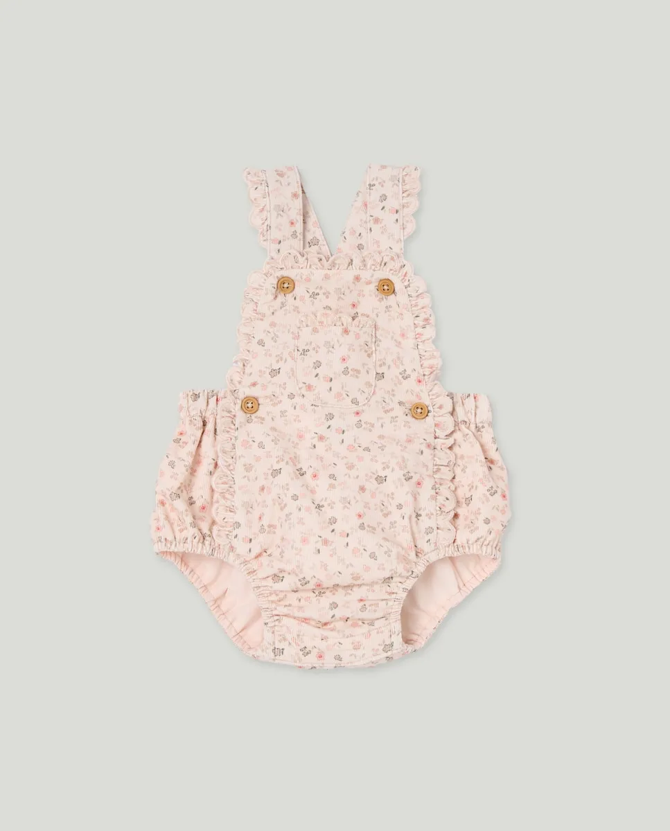 

Микроплюшевая боди-пижама с принтом в виде рассыпных цветов для маленькой девочки Coconut El Corte Inglés