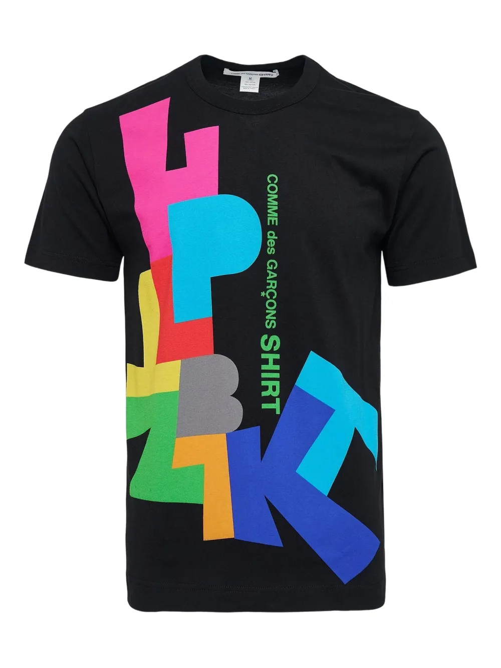 

Футболка с круглым вырезом и графическим принтом Comme Des Garçons Shirt, черный