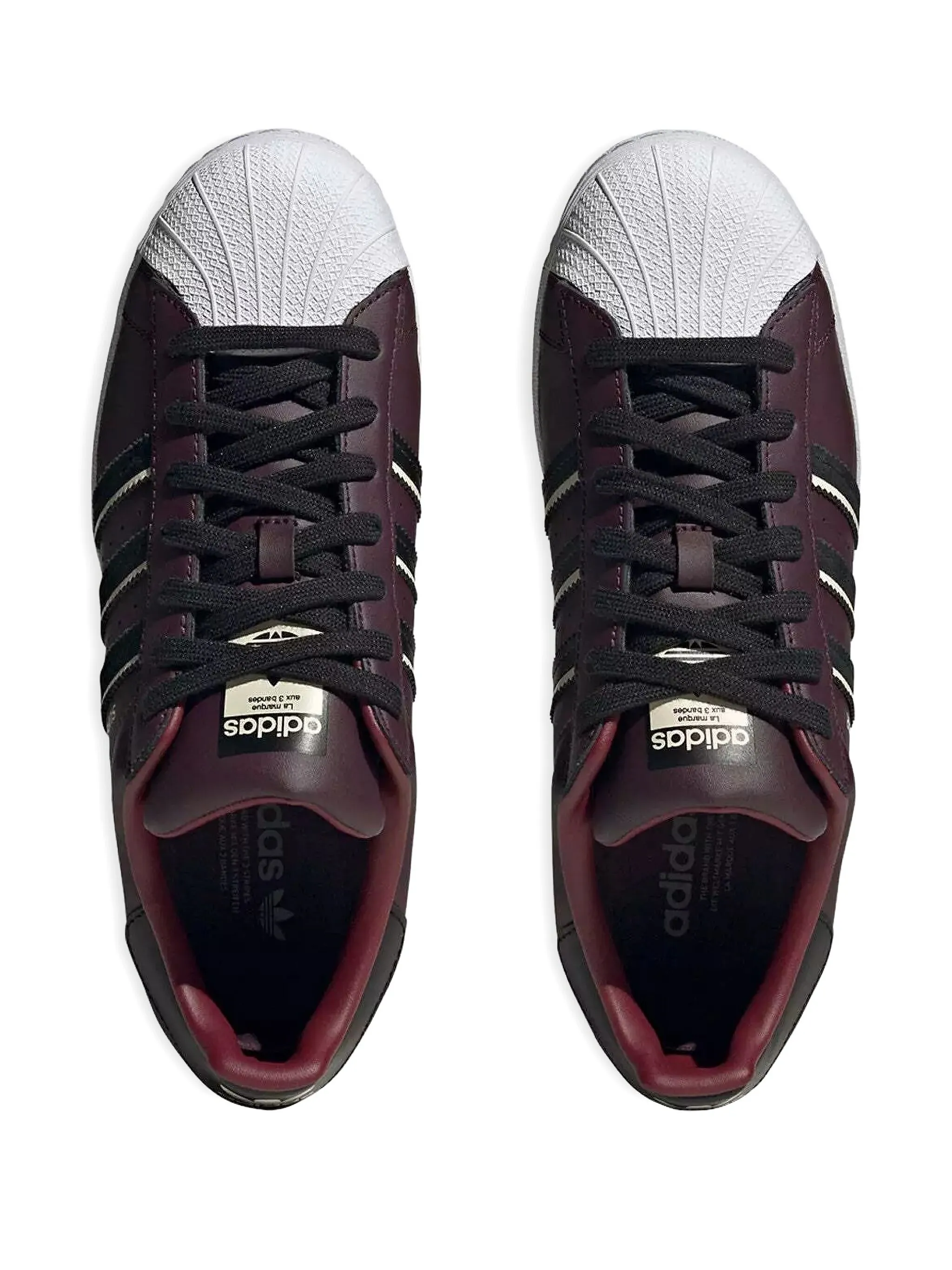 Кроссовки Superstar Adidas, коричневый — фото 2