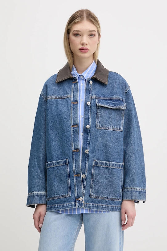 

Джинсовая куртка Abercrombie & Fitch, синий