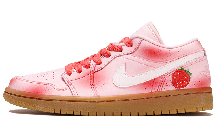 

Кроссовки Air JORDAN 1 Vintage Basketball Shoes Women's Low-Top Pink White