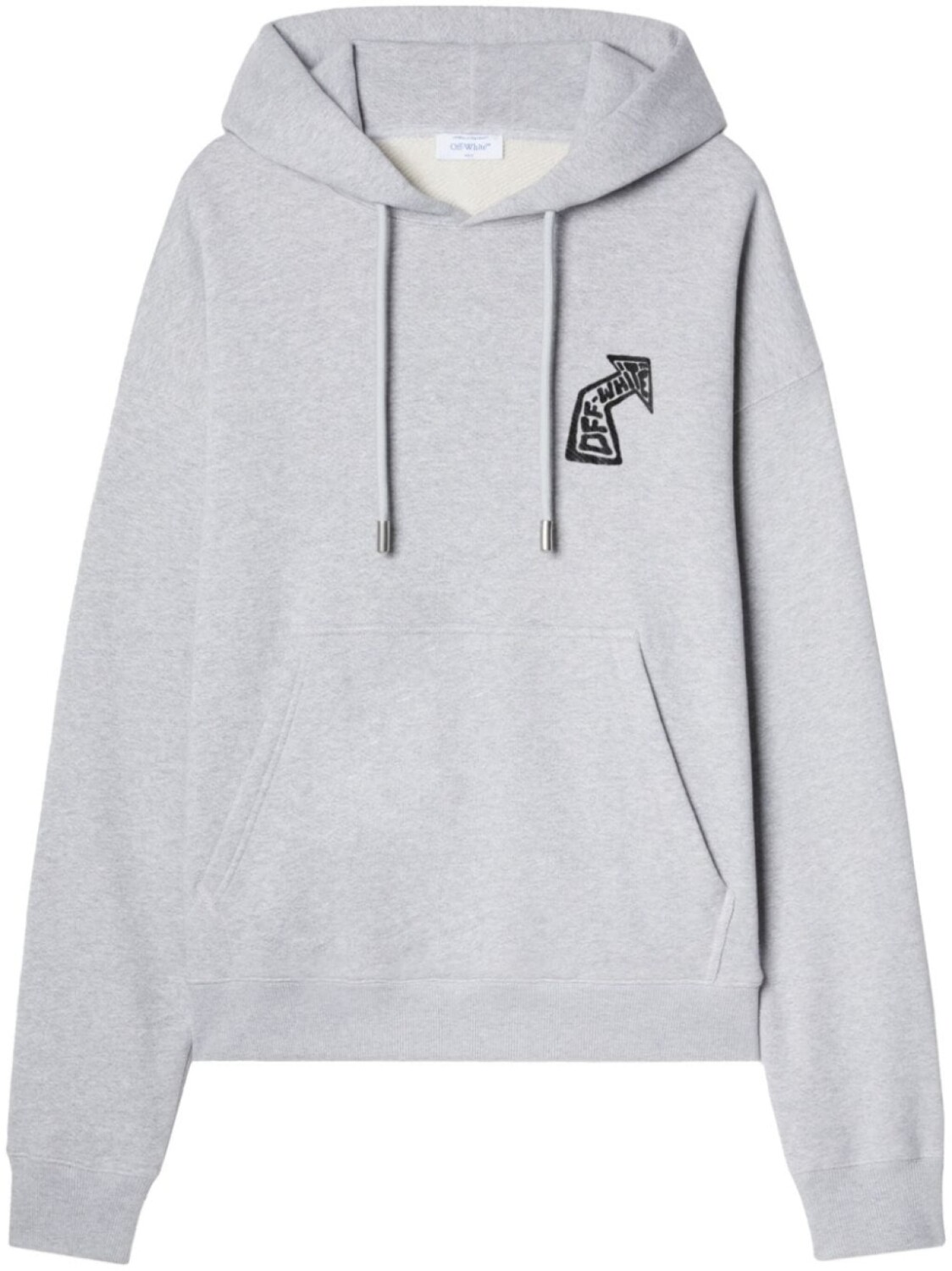 

Худи с принтом Arrows Off-White, серый