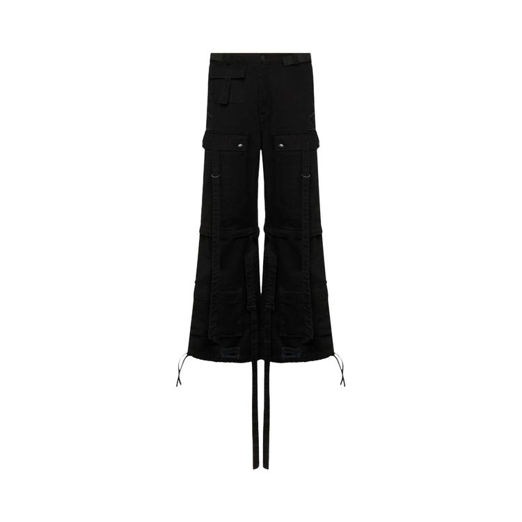 

Брюки KUSIKOHC Straps Cargo Pants 'Black', черный